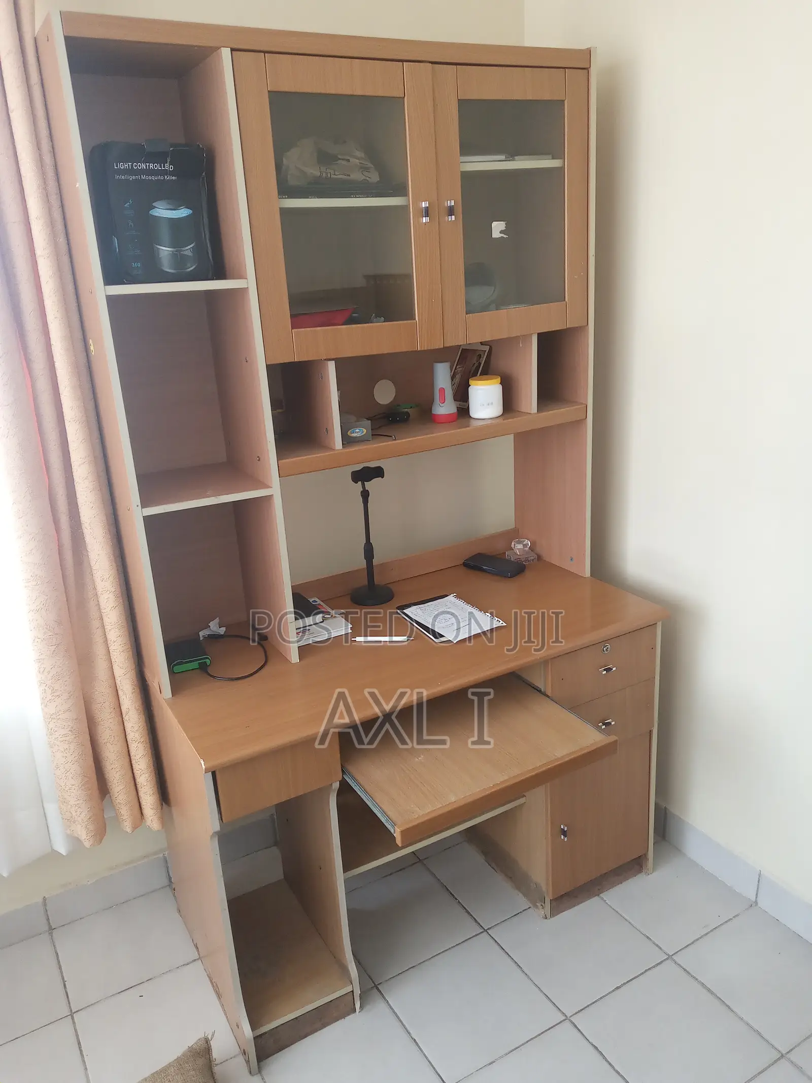 Desk With Cabinets
