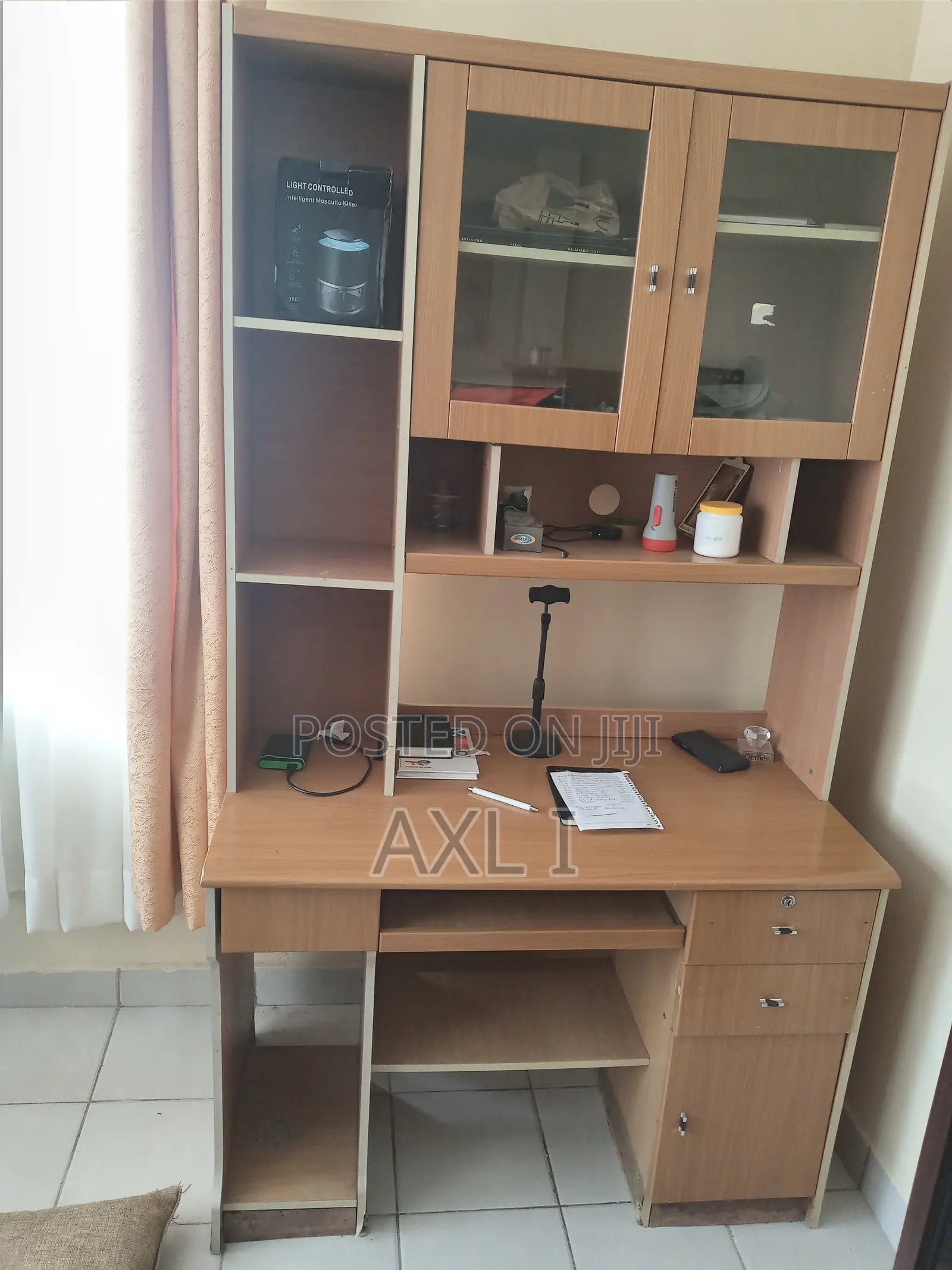 Desk With Cabinets