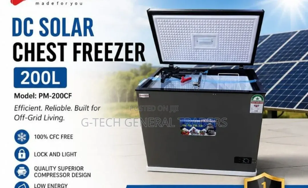 Premier 200l Energy Saver Solar Chest Freezer (1 Year Warranty)