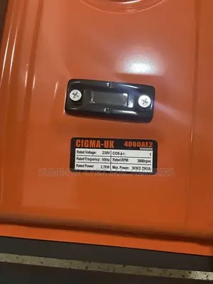 Cigma-Uk Portable Gasoline Generator 3.5 Kva