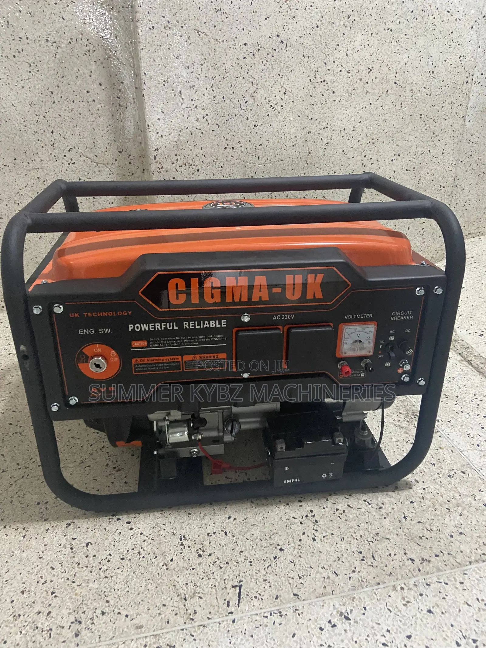 Cigma-Uk Portable Gasoline Generator 3.5 Kva
