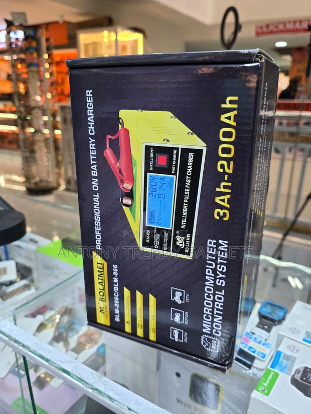 BLM-866c Smart Car Battery Charger Pulse Repair LCD Display - thumbnail 2