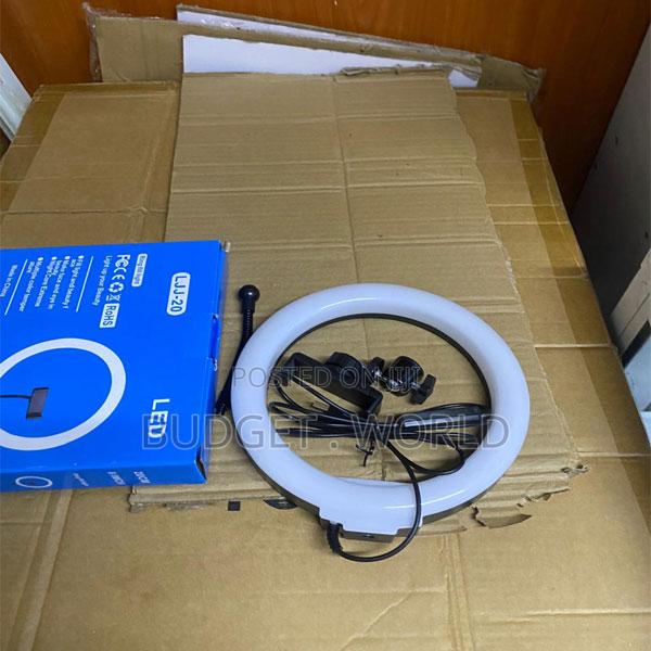 10-Inch Live Streaming Ring Light Kit With Adjustable Height Stand - thumbnail 2