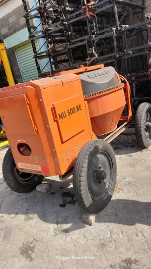 Nu 500 Belt Driven Esquire Diesel Concrete Mixer Tilting 8hp Engine