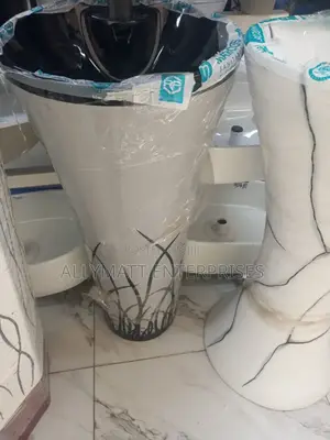 Black Coloured Hand Wash Basin Ceramic