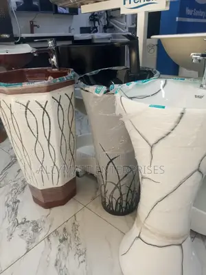 Pedestal Hand Wash Basin Coloured