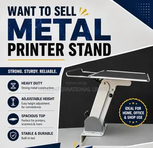 Metalic Adjustable Printer Stand