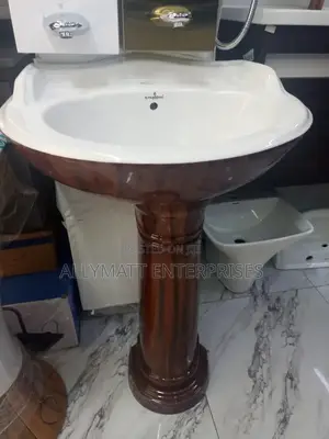 Mahogany Hand Wash Pedestal Basin