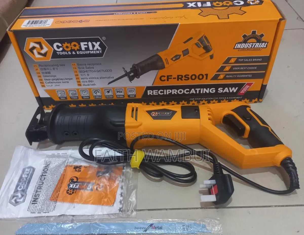  Reciprocating Saw
Power : 900w
