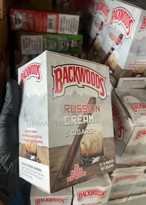 Backwoods Russian Cream Flavor - 5 Pack.
