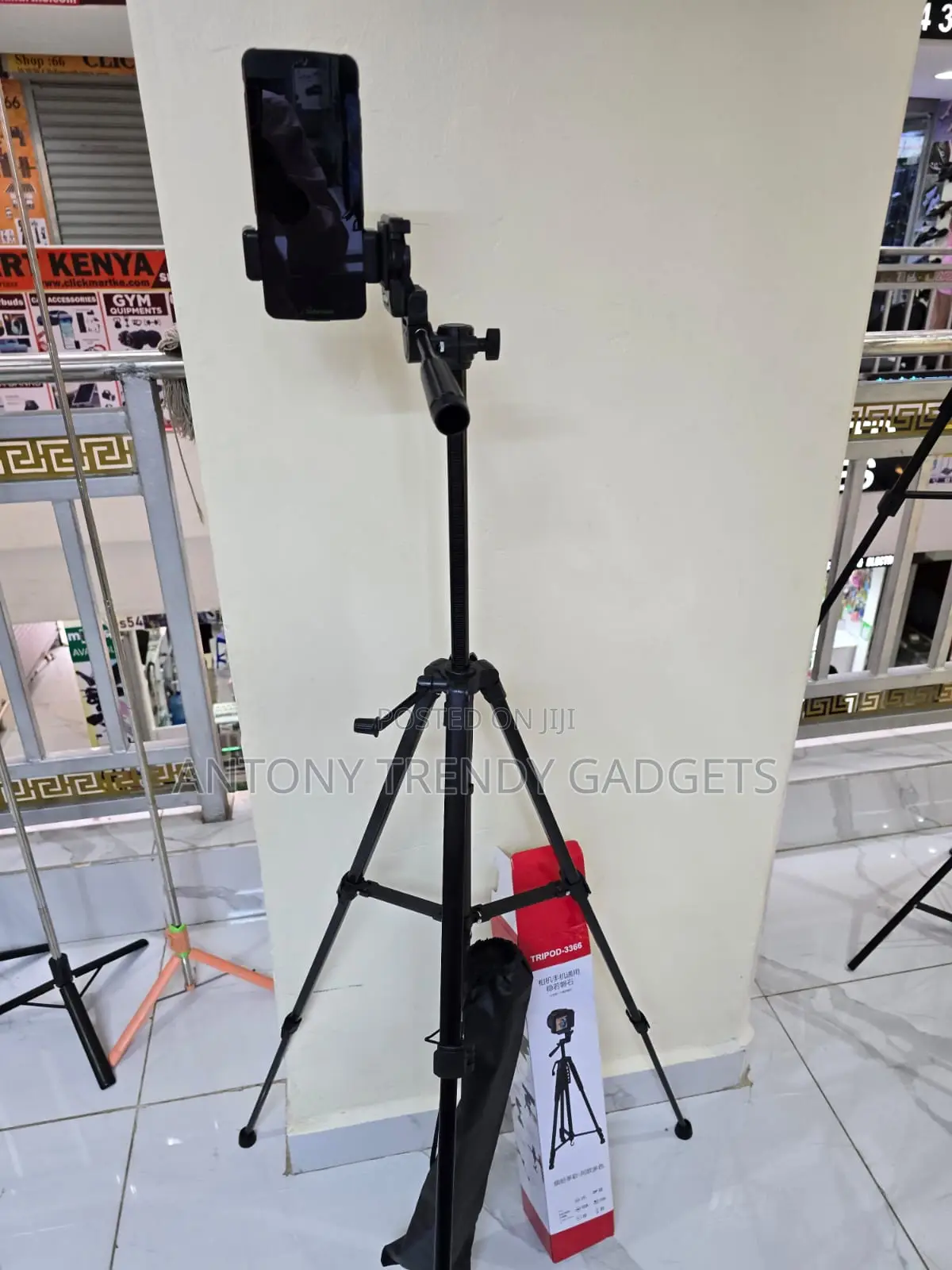 Tripod-3366 DSLR Smartphone Stand With 360° Pan Head