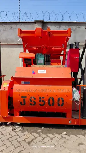 Js500 Twin-Shaft Forced Concrete Mixer/Mini Batching Plant for Conrete