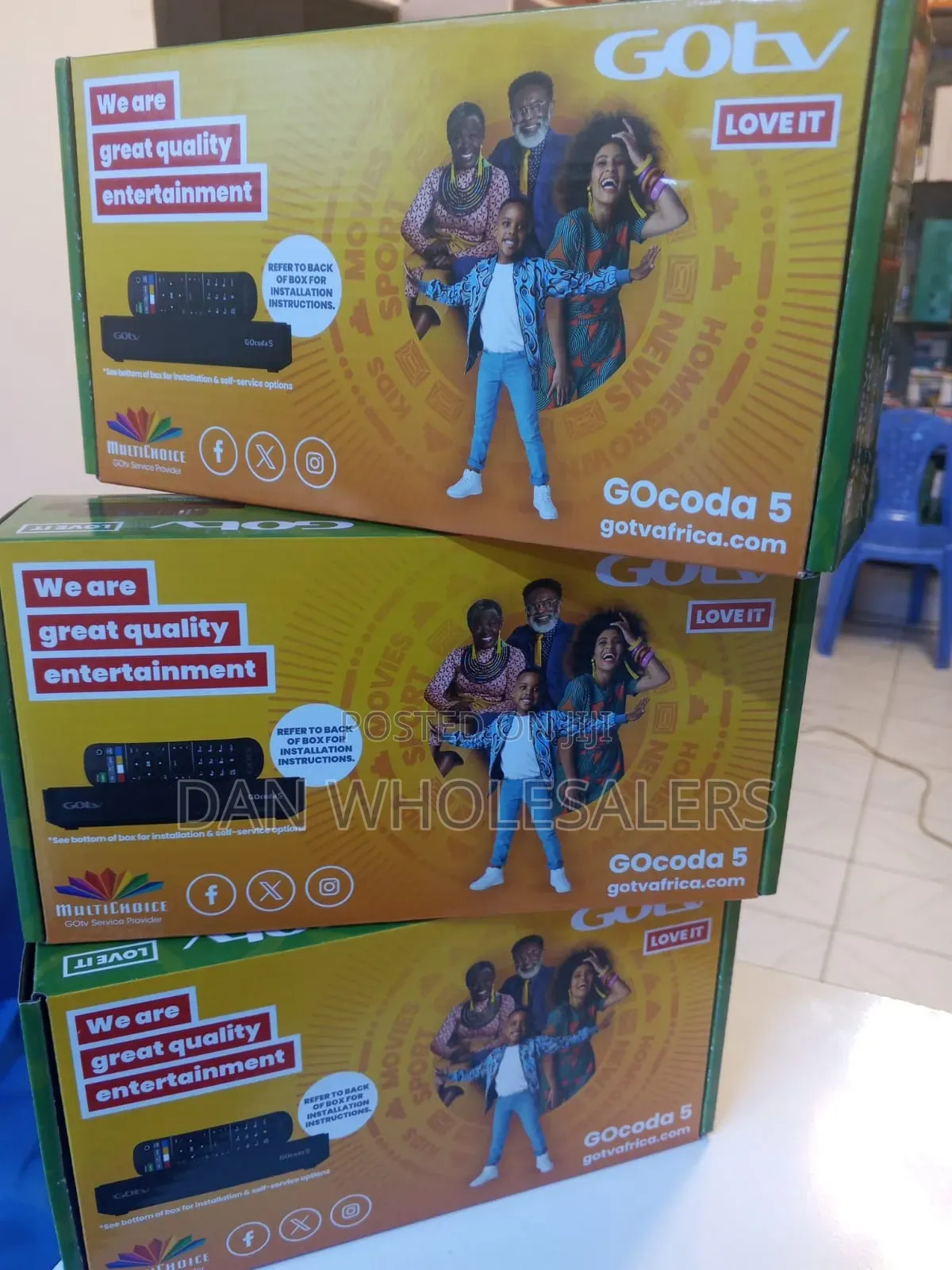 Gotv Gocoda 5 Hd Tv Decoder Full Package