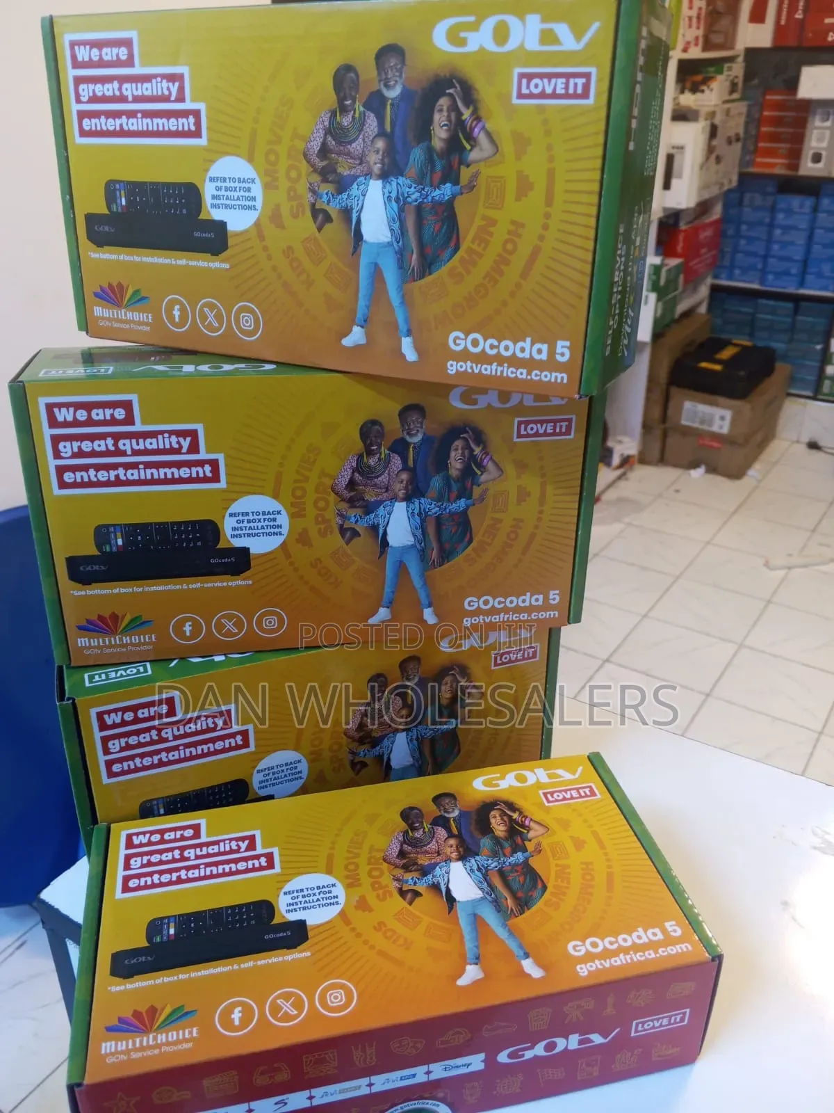 Gotv Gocoda 5 Hd Tv Decoder Full Package