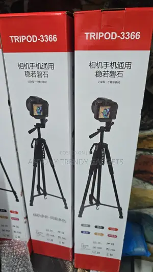 Tripod 3366 Professional Camera Stand for DSLR Mobile