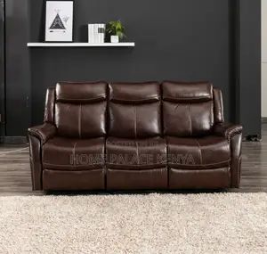 Home Sofa: 3seater Leather Recliner Sectional Sofa