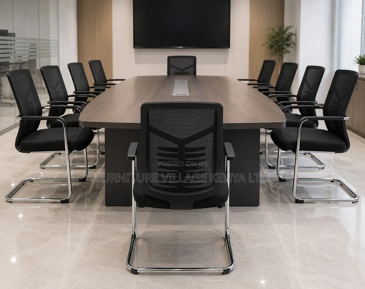 Ergonomic Medium Back Boardroom Meeting Chair