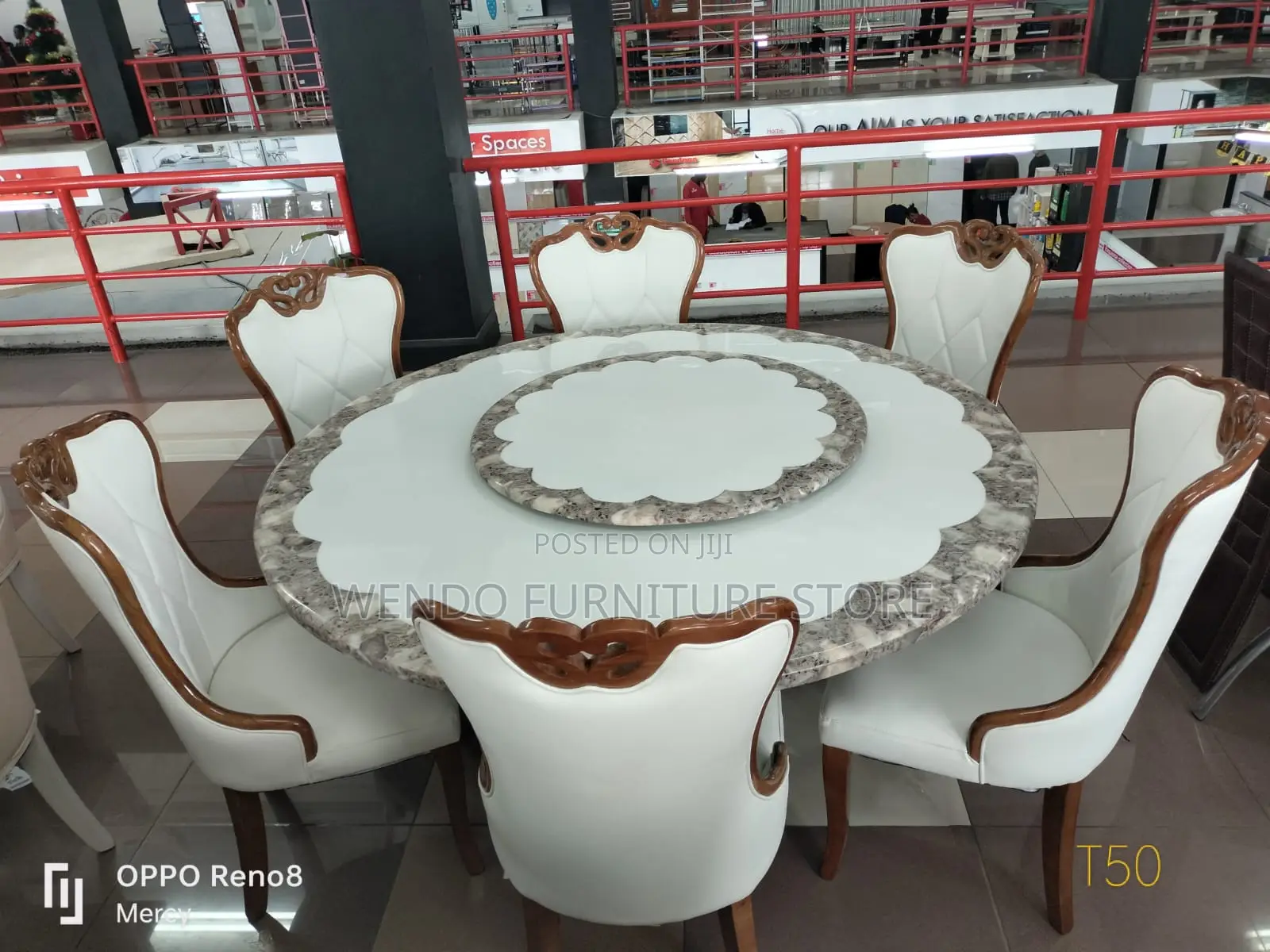 Dining Set : Circular Dining Table Set(6 Seater)