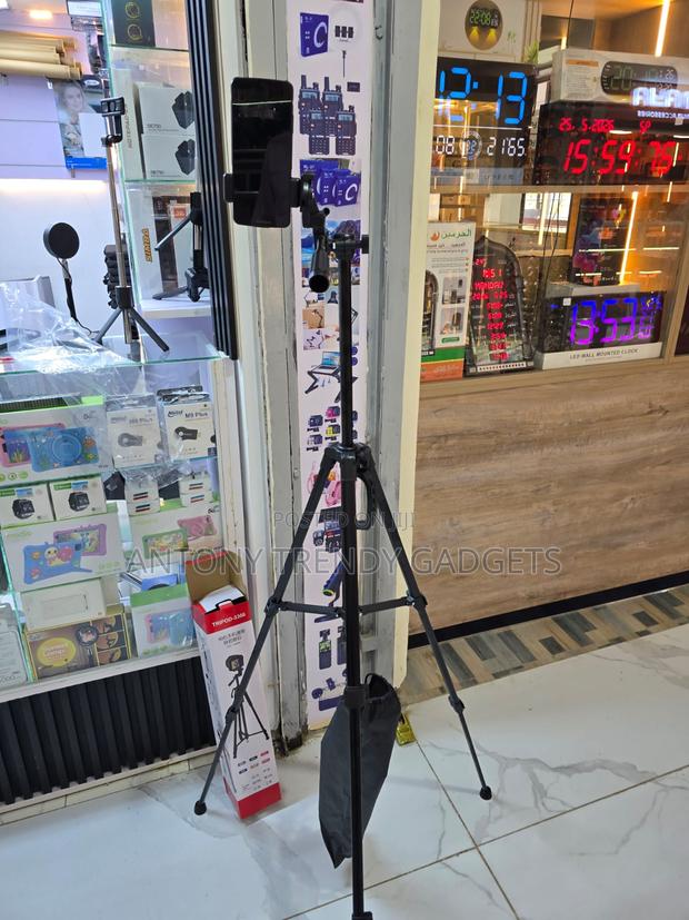 Tripod-3366 Portable Camera Phone Tripod With Handle - thumbnail 3