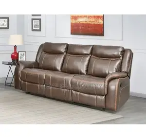 Home Sofa: 3seater Leather Recliner Sectional Sofa