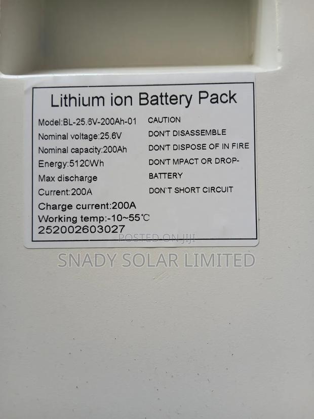 5kwh 25.6v Lithium Battery - thumbnail 4