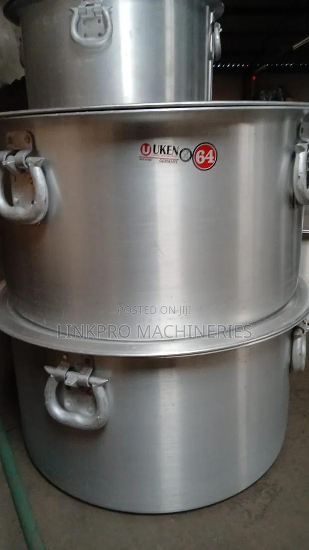 Uken Heavy Duty Aluminium Sufuria Available From 80 to 300 Litres