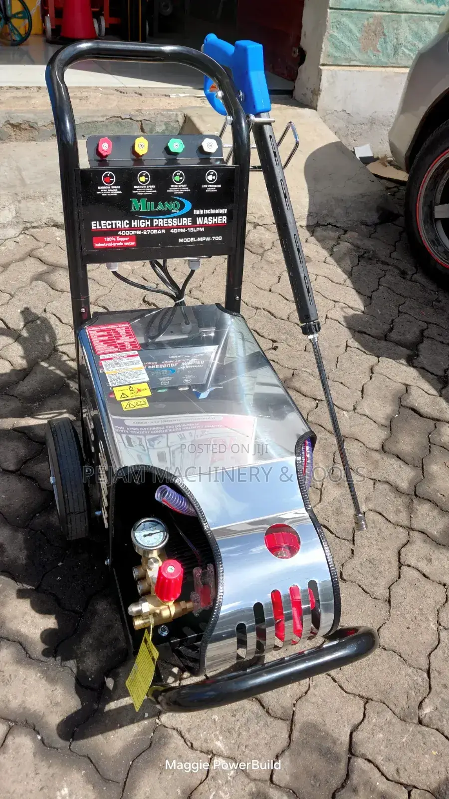 Milano 4000psi Pressure Washer/Car Wash Machine