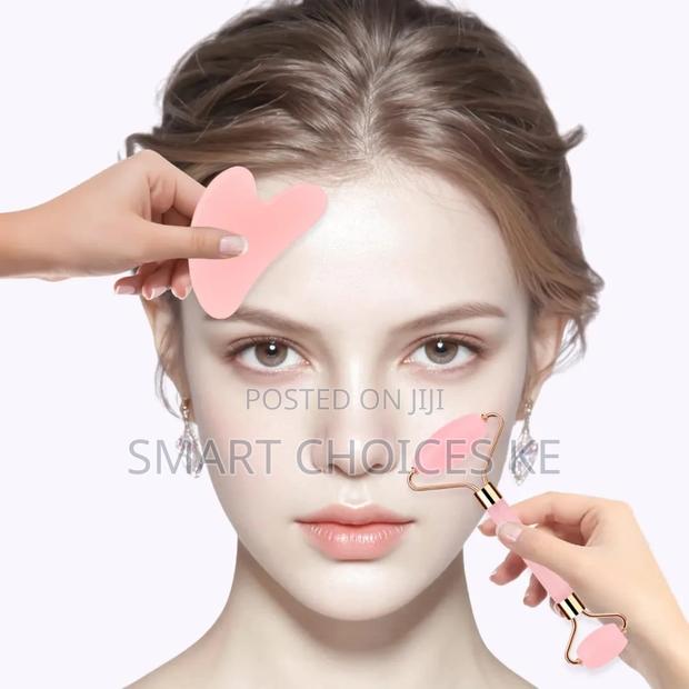 3in1 Natural Stone Derma Facial Jade Roller Massager - thumbnail 4