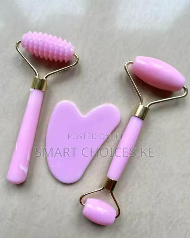 3in1 Natural Stone Derma Facial Jade Roller Massager - thumbnail 8