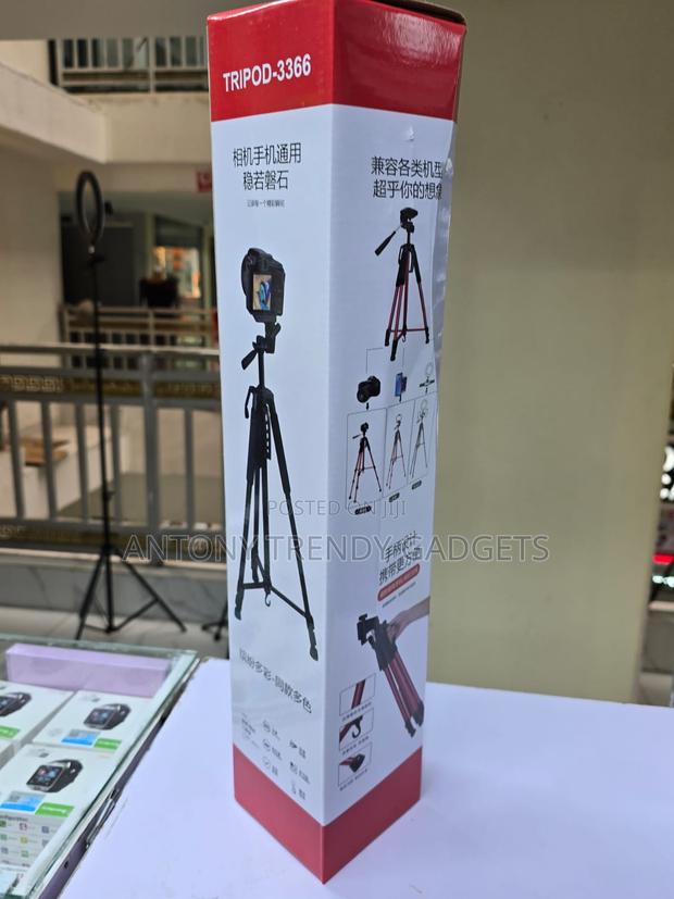 3366 Aluminium Camera Tripod Portable Phone Stand