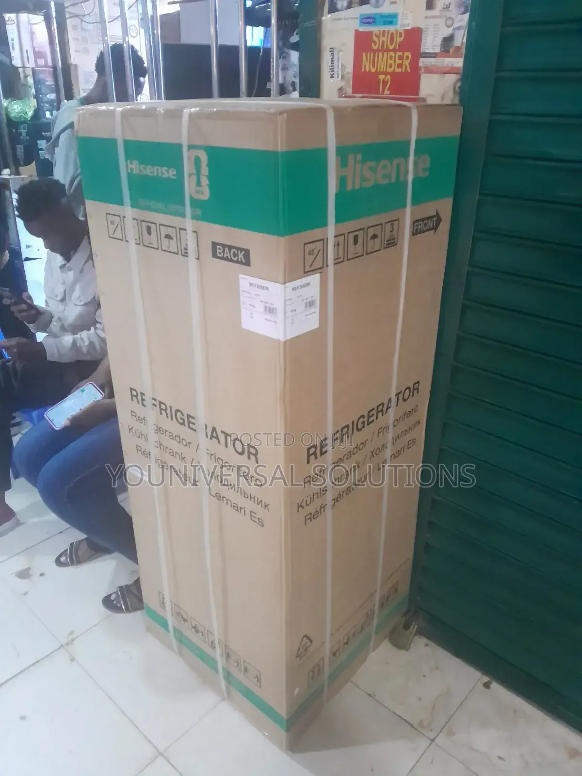 *Hisense 205 Litres, Double Door Top-Mount Refrigerator