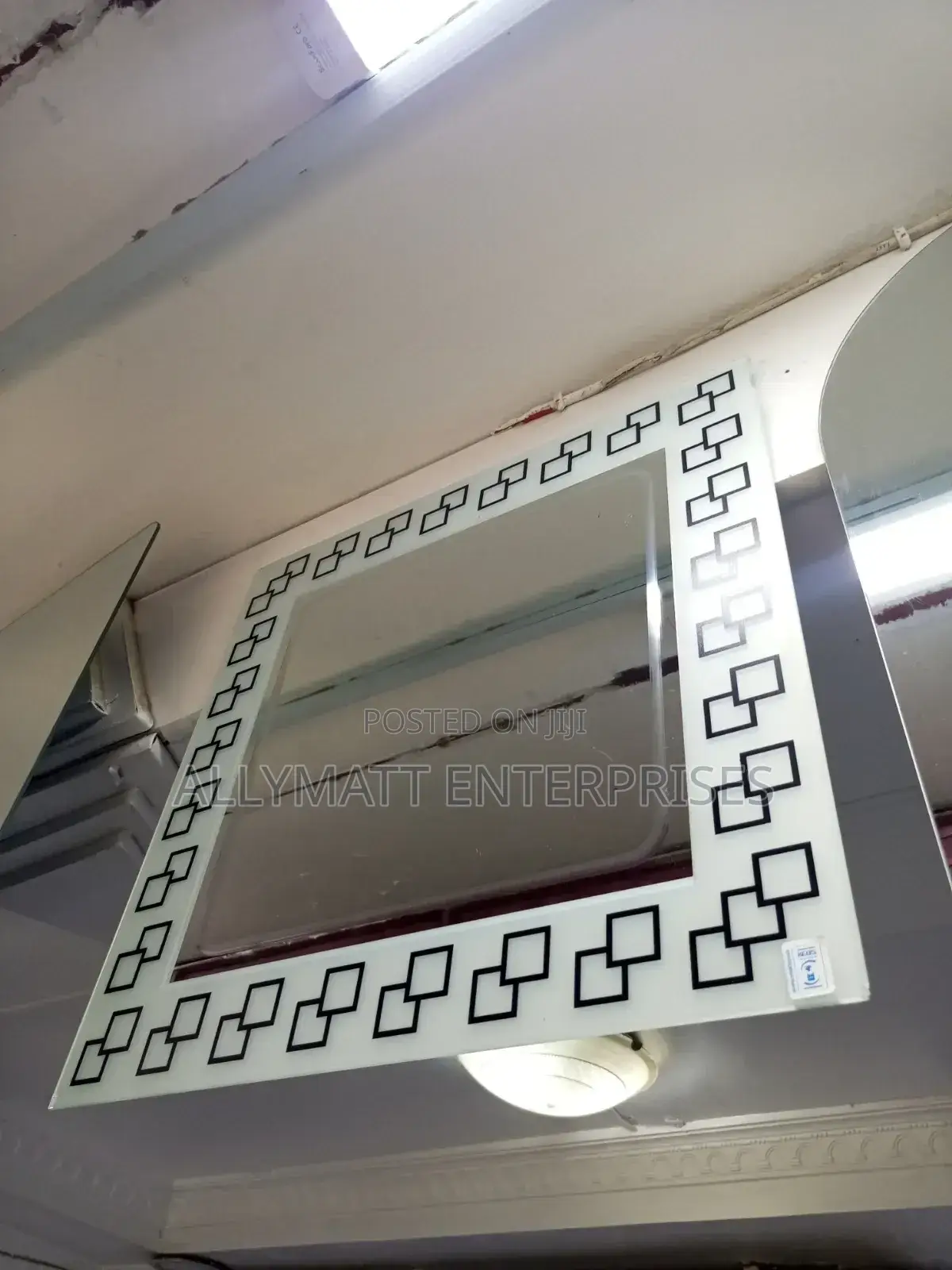 Square Decorated Mirror