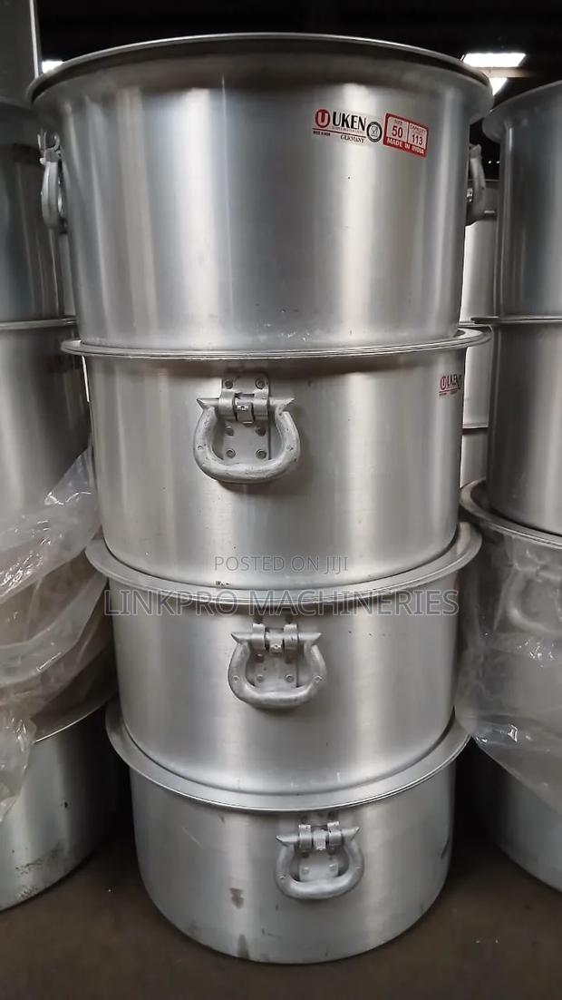 Large Heavy Duty Aluminium Sufurias From 80 Litres to 300 Litres