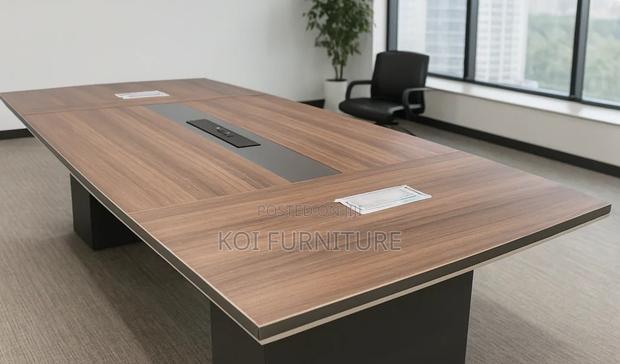 Boardroom Table; 3 Meters Executive Rectangular Senior Boadroom Table - thumbnail 7