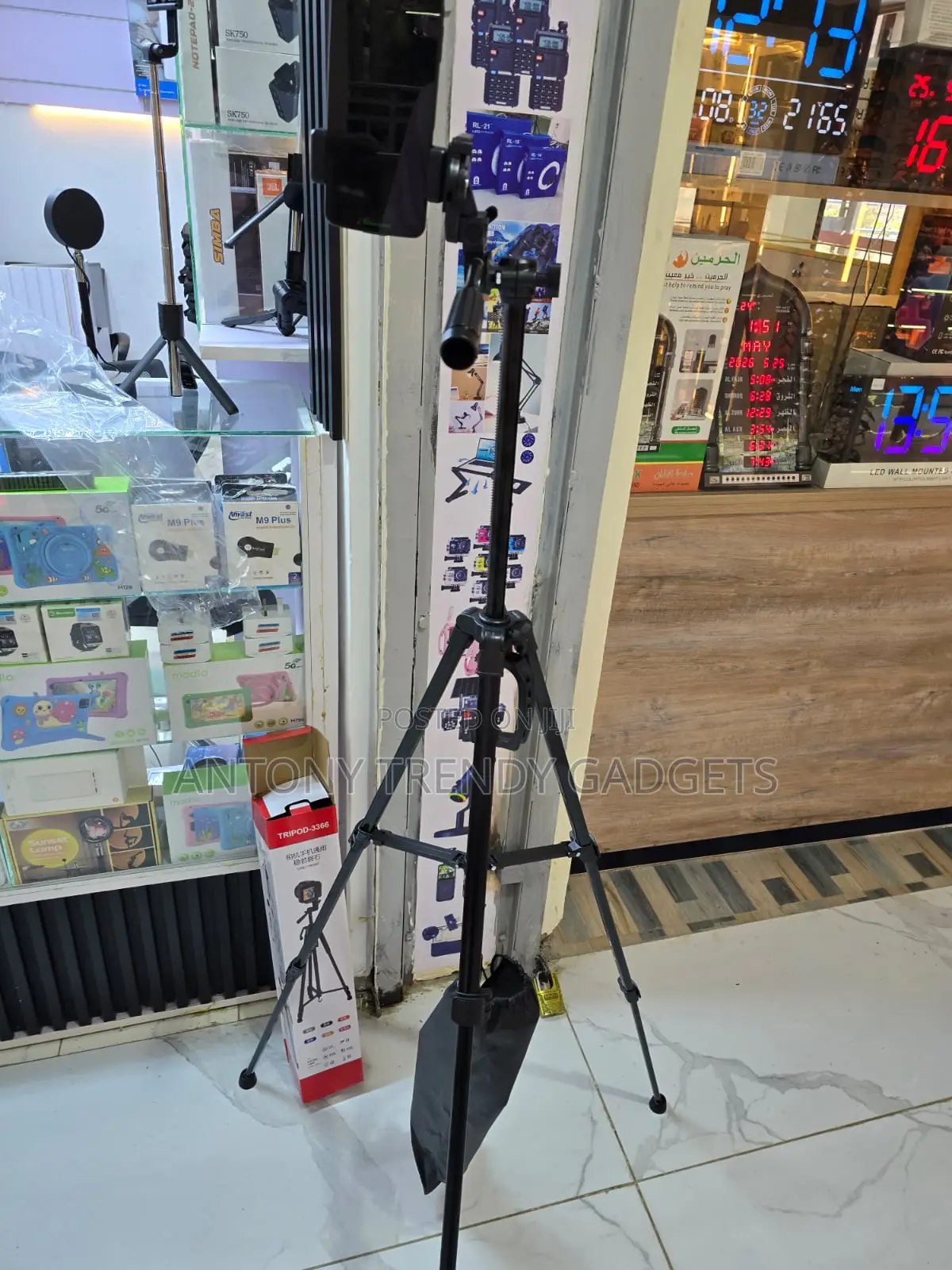 Tripod 3366 Professional Camera Mobile Holder Stand