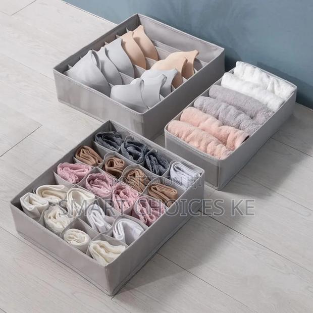 3pcs/Set Underwear Bra Organizer Closet Organizers Divider Boxes