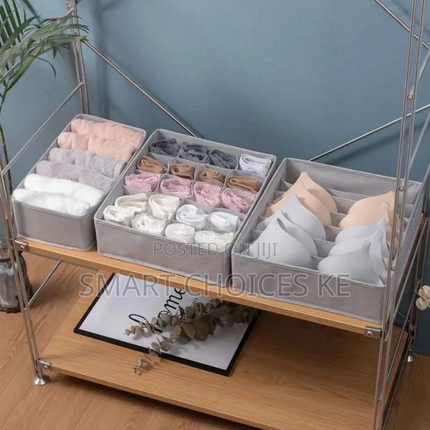 3pcs/Set Underwear Bra Organizer Closet Organizers Divider Boxes - thumbnail 2