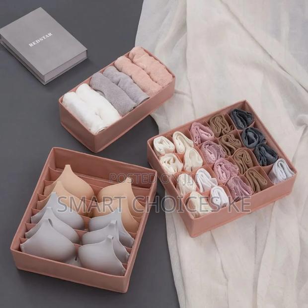 3pcs/Set Underwear Bra Organizer Closet Organizers Divider Boxes - thumbnail 5