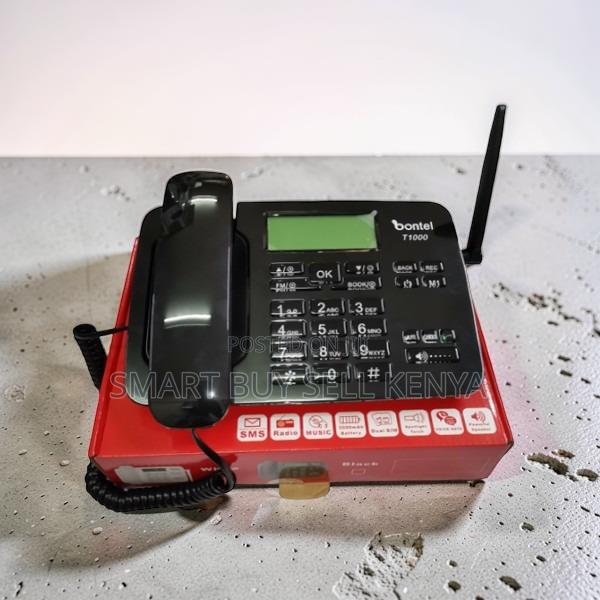 Enhanced Audio Quality Bontel T1000 Gsm Fixed Landline Desktop Phone