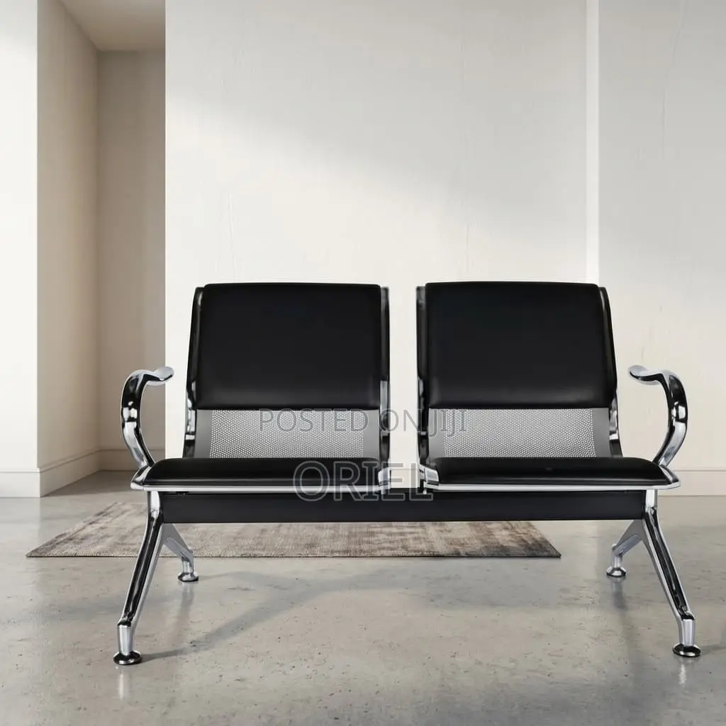 Office Bench : 2-Seater Linked Office Waiting Bench