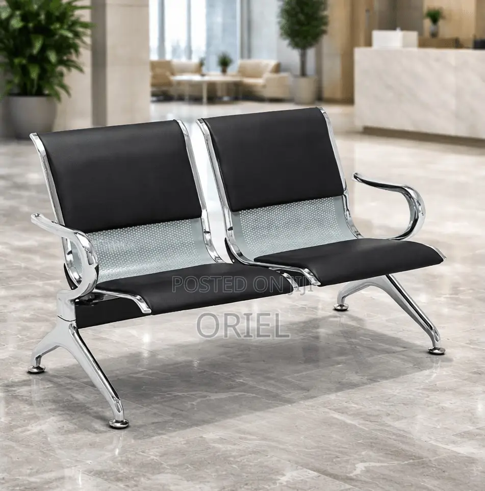 Office Bench : 2-Seater Linked Office Waiting Bench