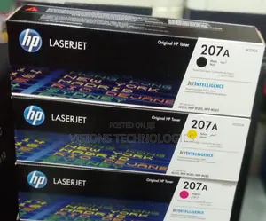 Hp 207a Color Toners Yellow/Cyan/Black
