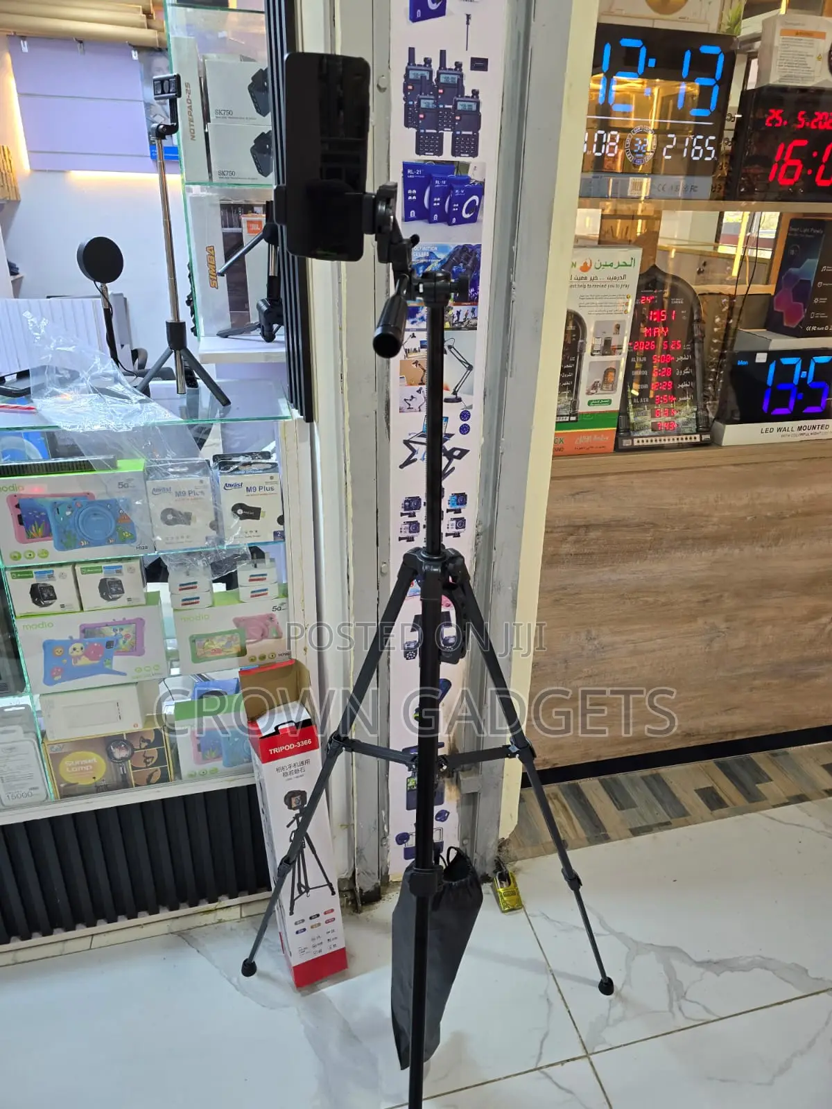 3366 Camera Tripod Smartphone Holder Portable Stand