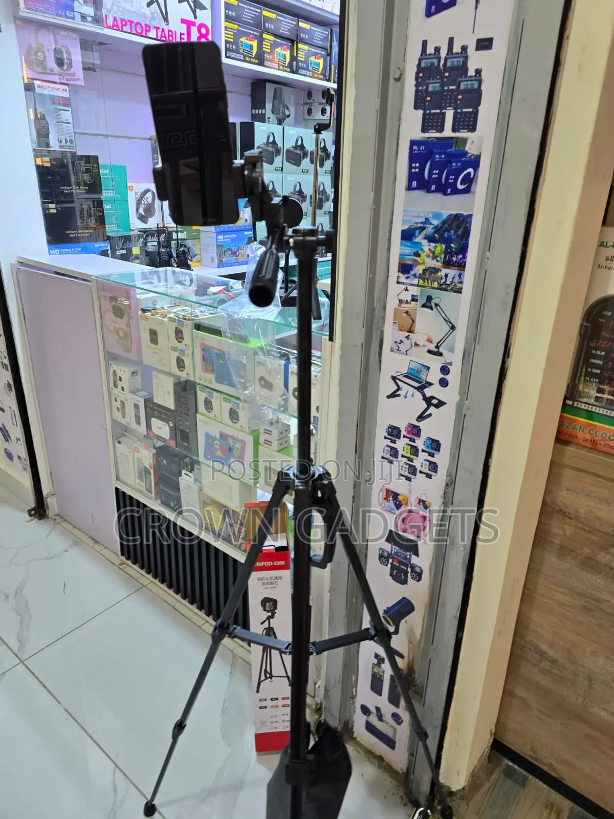 3366 Camera Tripod Smartphone Holder Portable Stand