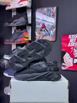 Black Adidas Yeezy Boost 700 Sneakers