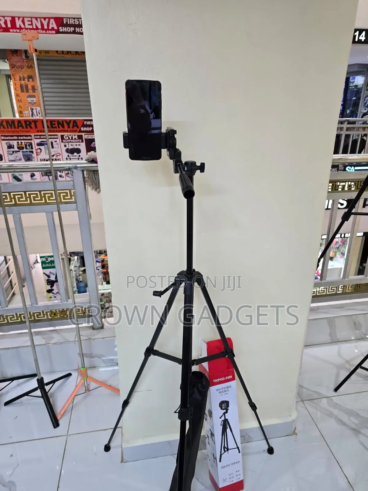 Tripod 3366 DSLR Mobile Phone Stand 360° Rotation