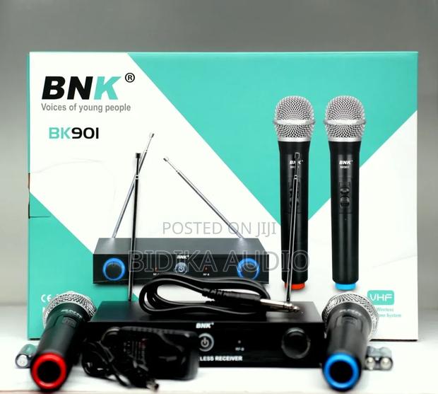BNK Bk901 VHF Dual Channel Wireless Microphone System