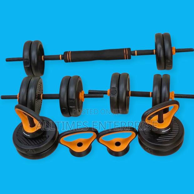 Adjustable 50 KGS 6in 1 Kettlebell Dumbbells