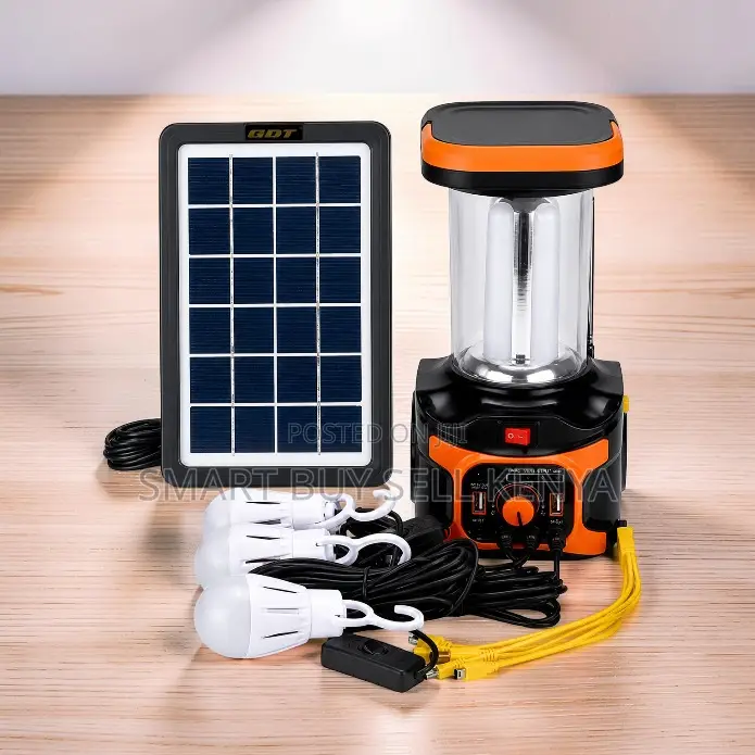 Dat-at 9016b Deep Discharge Home Solar Lighting Kit With Fm Radio
