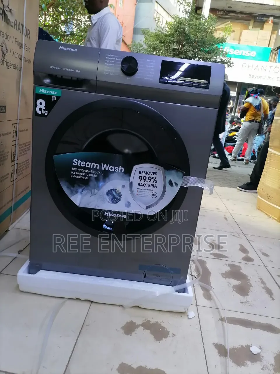 Hisense **Washing Machine Front Load Wash and Spin 8kgs